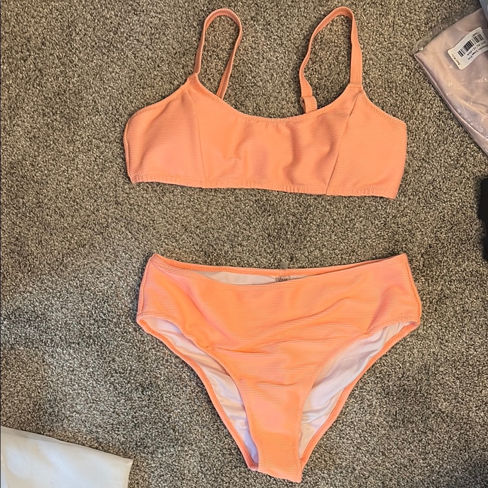 Coral Bikini Set